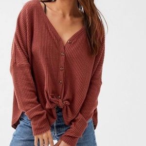 Urban outfitters | Out from under | JoJo oversized long sleeve thermal top